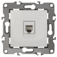 ЭРА 12 мех. роз. телеф. СУ 1 мест. RJ11 Бел.автоклеммы 12-3105-01 0905