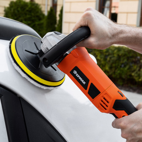 ЕРМАК Углошлифовальная полировочная машина, УПМ-180/1400 вт