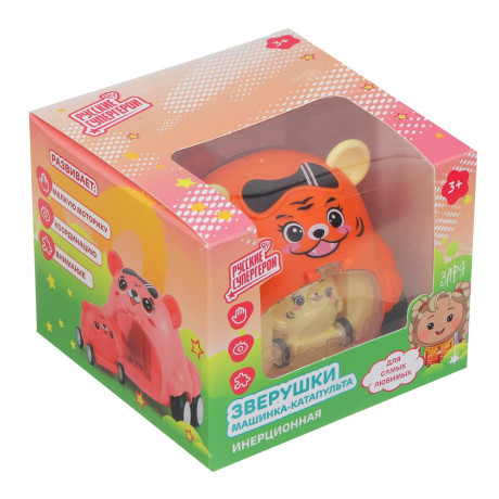 BY Развивающая игрушка Зверушки "Русские Супергерои", ABS, 10х10,6х8,8см, 3 дизайна