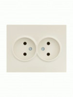 Lezard VESNA роз. СУ 2 мест. 16А крем. (ПБТ) (корп. ABS) 742-0300-128B