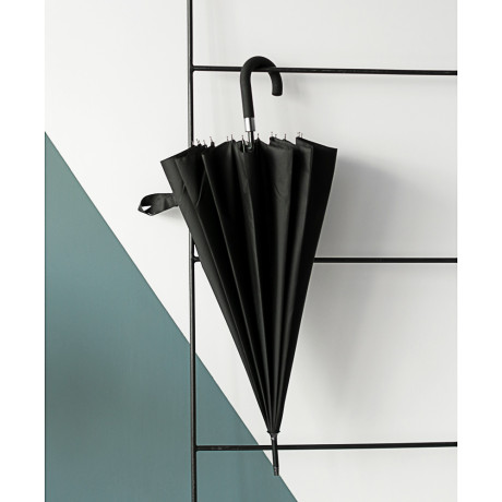 Зонт-трость мужской, металл, эпонж, d113см, 16 спиц, 2 цвета