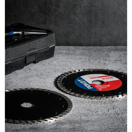 РОКОТ Диск алмазный отрезной "ТУРБО" 150х22,2мм (для мокрой и сухой резки)