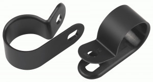 ЭРА Скоба нейлоновая крепежная под винт 5мм чёрная (уп.10шт, цена за уп) NO-225-295 66640