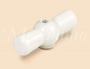 МЕЗОНИНЪ Ручка фарфор для поворотного выключателя, белый GE70001-01