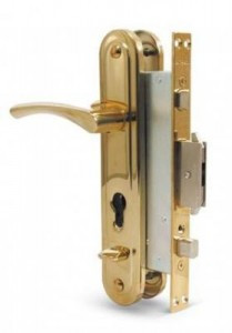 Апекс Т-0523-Н-С-G-L лев без ц/м с/руч зол ЗД Замок врезной тяж (10)