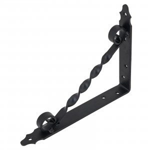 Кронштейн фигурный Домарт мод.2200*150) черный10)
