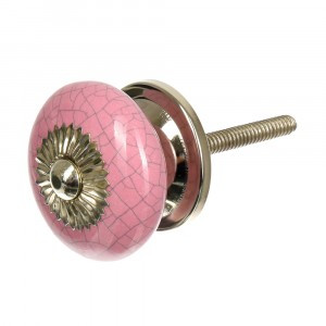 Ручка керамическая для мебели Драже розов (в кор 6 шт, цена за шт) BLUMEN HAUS