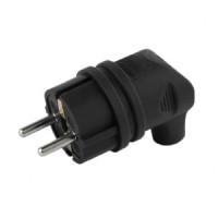 AY-KA (АЙКА) вилка угловая каучук 2P+PE 1х16А 220-24V IP44 (Турция) 5511200