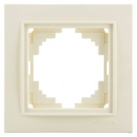 Nilson рамка 1 мест. THOR, кремовый 27120091