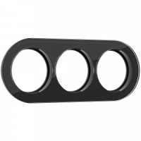 Werkel рамка ОУ 3 мест. (Черный) W0035108 a051633