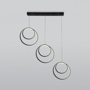 EUROSVET св-к подвес. 67W 4200K 2968lm 870x80x1200 черн 90308/3 Умный дом a060657