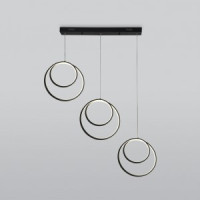 EUROSVET св-к подвес. 67W 4200K 2968lm 870x80x1200 черн 90308/3 Умный дом a060657