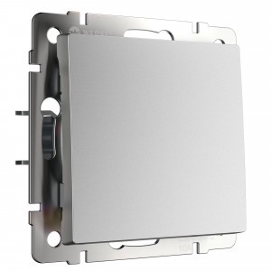 Werkel мех. выкл. СУ 1 кл. 10А, проходной (серебро матовый) W1112065 a063608