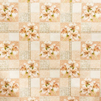 Клеенка н/о 135*20  ПЕРФЕКТ 408/2 (лилия,беж)Тверь