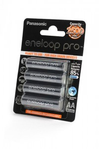 Ак-р Panasonic Eneloop Pro R6/AA 2500mAh Ni-MH BK-3HCDE/4BE BL4 19462