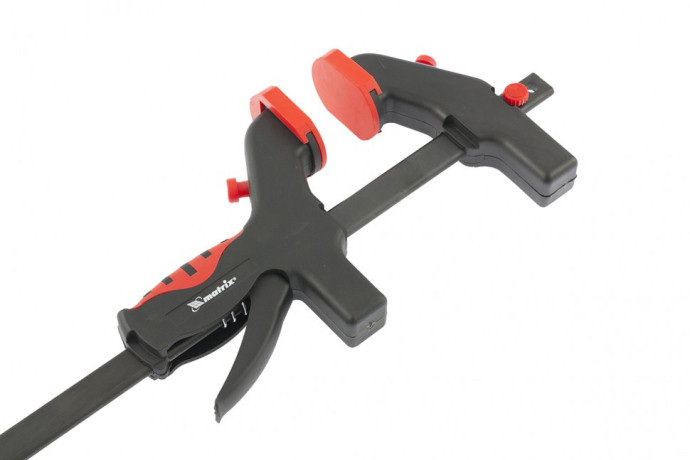 Струбцина универсальная F-образная, 450 х 765 х 90 мм, пластмассовый корпус Matrix