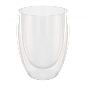 Бокал стеклянный с двойными стенками Puro 350мл QWERTY