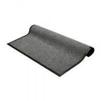 Коврик придверный вл/впит Ребристый 90*120см,серый,h ворса=0,5см,п/э,подложка ПВХ,TRIP,24198/VORTEX