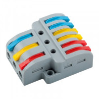 GENERAL клемма СМК с рычагом, разветвительная 3х6(0,08-4мм2) (уп.30шт, цена за шт) GTER7-36 800497