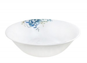 Салатник Акварельный букет 23см, 1700мл стеклокерамика (кратность 3шт!!!) МФК NRW90T/5