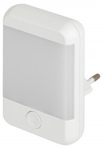 ЭРА NN-624 ночник св/д 1W 2К-4К-6K выкл, белый 57214