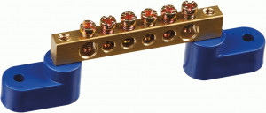 Navigator шина нул. на 2 угл. изолят.  6х9мм 6 отв. NBB-M69-6С2/B (уп. 10 шт. цена за 1 шт.) 71170