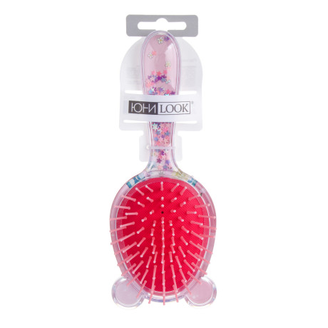 ЮНИLOOK Расческа массажная детская, пластик, 20x7,5см, 2-3 дизайна, арт.1