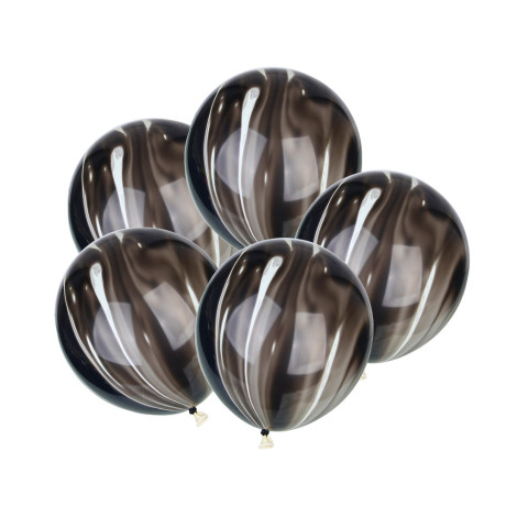 FNtastic Набор воздушных шаров, 5 шт, 12" мраморный рисунок,латекс, 5 видов
