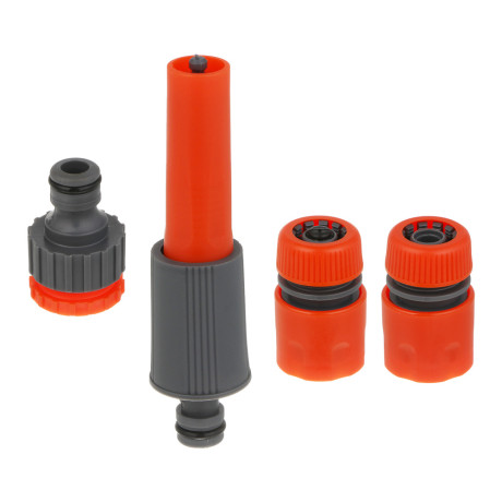 INBLOOM Набор стартовый для подключения шланга d1/2" (коннектор-2шт., штуцер-1шт, наконечник-1шт.) П