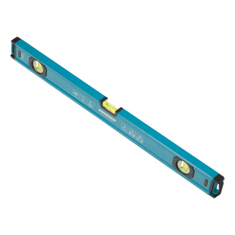 Уровень алюминиевый, магнит., фрезерованный, 3 глазка, 0,5 мм/м, 600 мм Gross