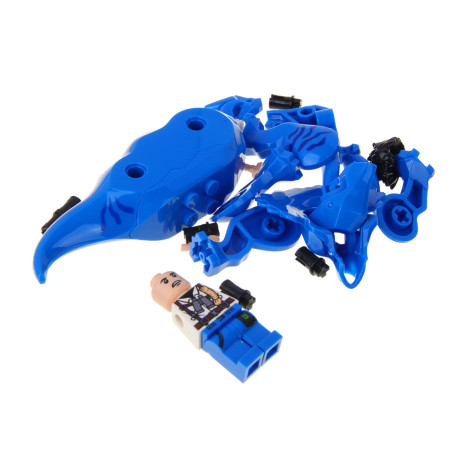 ИГРОЛЕНД Конструктор Атолл Динозавров, ABS, дет. 39-54, 10х7х4 см, 4 дизайна