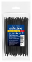 Safeline хомут (стяжка) нейлон 2,5х160 ЧЕРНЫЙ (уп.100шт, цена за уп.) PRO 24845