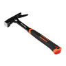 ЕРМАК Молоток кровельщика, цельнокованый, боек с магнитом, двухкомп. обрезин. рук-ка, 600г, 340мм