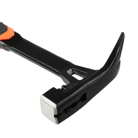 ЕРМАК Молоток кровельщика, цельнокованый, боек с магнитом, двухкомп. обрезин. рук-ка, 600г, 340мм