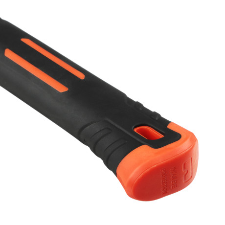 ЕРМАК Молоток кровельщика, цельнокованый, боек с магнитом, двухкомп. обрезин. рук-ка, 600г, 340мм