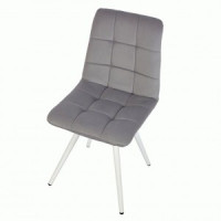 Стул обеденный Polini Home Berlin SM (ДхГхВ) 44x47x86 см, светло-серый - белый (кратно 2!) (мест 1)