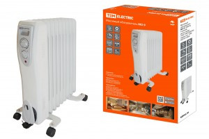 TDM Радиатор (обогреватель) МО-9 2000 Вт 9 секц. рег. мощн. (700/1300/2000Вт) термостат SQ2501-0902