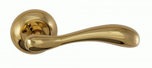 Ручка дверная компл.квадрат.основ. РЕНЦ Розаро латунь темная INDH 89-08 DGP