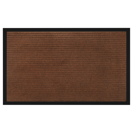 Коврик придверный, влаговпитывающий, SINDBAD Т202/2 50х80смх8мм, коричневый (полоска)