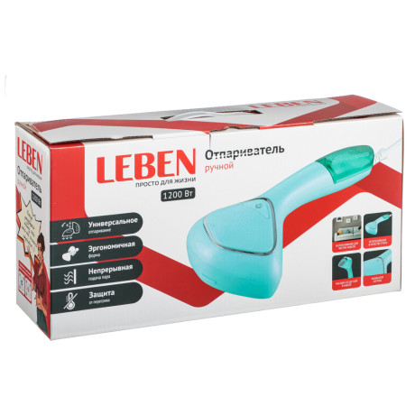 LEBEN Отпариватель ручной, бак для воды 100мл, 1200Вт, 220-240В