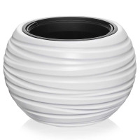 Кашпо Луна D435 9/36л белый 633 х4