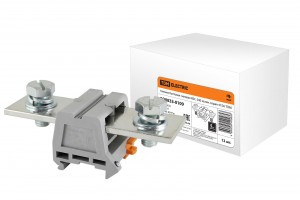 TDM Клемма болтовая силовая КБС-240 кв.мм. серая 415А (2!) SQ0833-0109