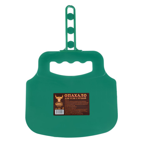 Опахало для угля с ручкой тм GRILLBOOM, 32х21см, пластик