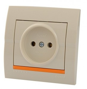 Lezard DERIY роз. СУ 1 мест. 16А крем. 702-0303-121B