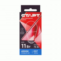 СТАРТ лампа св/д Шар G45 E27 11W(880lm) 6500K 6K 80x45 матов пласт/алюм IC-драйвер 1356