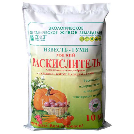 Раскислитель Известь-ГУМИ с бором 10 кг х1 БашИнком