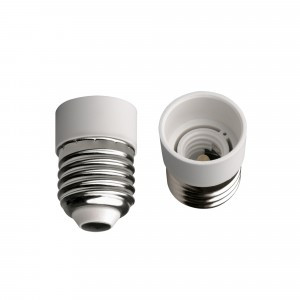 Uniel переходник с цоколя E27 на E14 термопластик LH27-14L