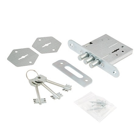 Замок врез ЗВ8-4С/13 (3 ригиля) 4-хсувальдный РЯЗАНЬ!! \30