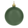 СНОУ БУМ Набор шаров 4шт 8см пластик, темно-зеленый, 26-231