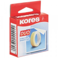Клейкая лента канцелярская  двусторонняя 15х5 &#039;55515 Kores 170371